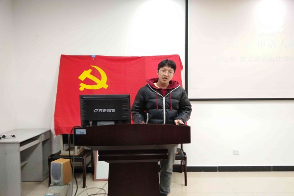 學生代表發言