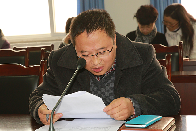 黨總支書記 帥建祥 述職